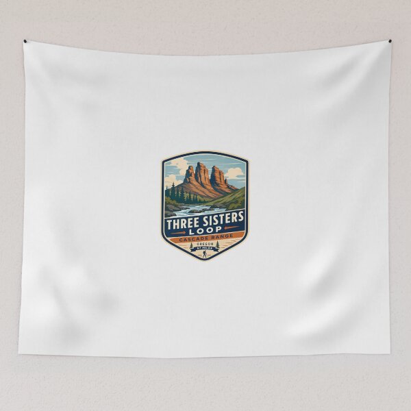 Item preview, Three Sisters Loop Cascade Range Oregon Hiking Adventure designed and sold by Simsimah26Parks.