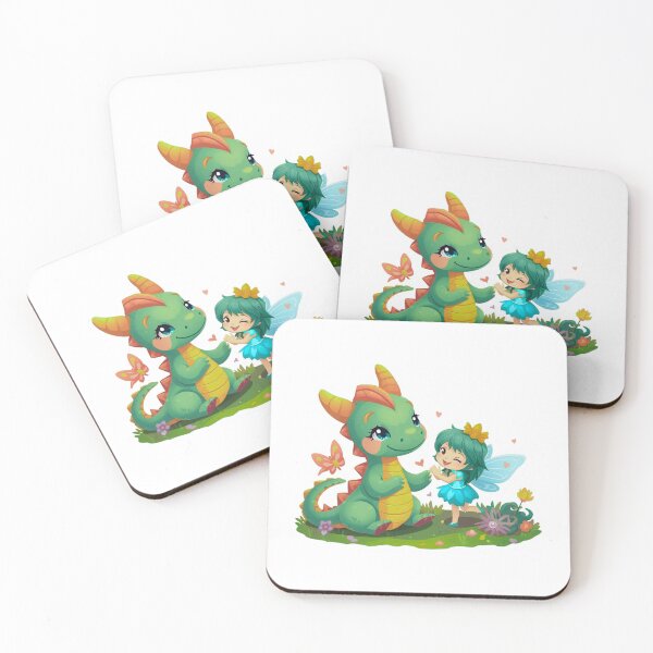 Item preview, Fairy & Baby Dragon Sticker | Fantasy Friendship Decal designed and sold by Pandey14.
