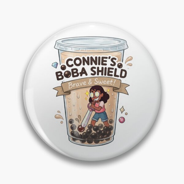Item preview, Connie's Boba Shield Milk Tea - Cute Bubble Tea Cup designed and sold by 0Zetgest.