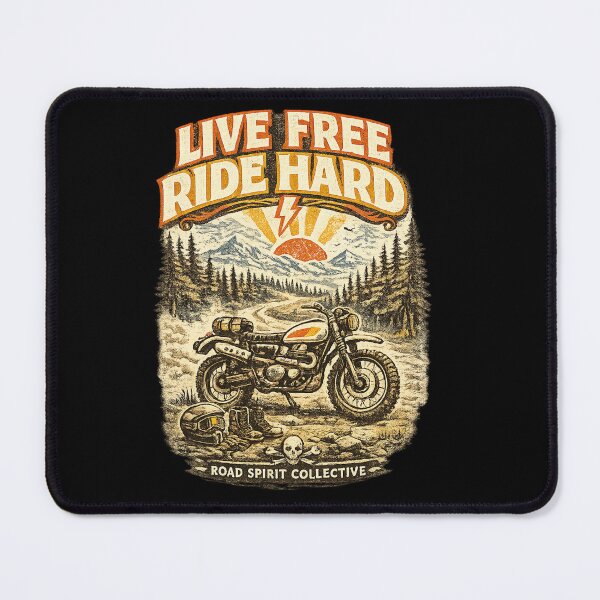 Item preview, Live Free Ride Hard Motorcycle designed and sold by djbingib.