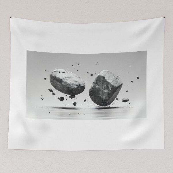 Item preview, Taurus Ink Art Print – The Collision designed and sold by DarkinkArtPrint.
