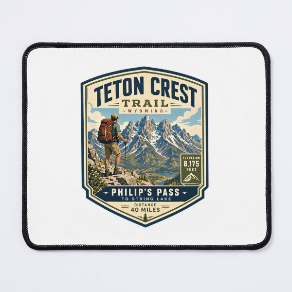 Item preview, Teton Crest Trail Wyoming Philip's Pass To String Lake Hiking National Park Adventure designed and sold by Simsimah26Parks.