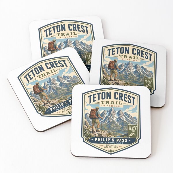Item preview, Teton Crest Trail Wyoming Philip's Pass To String Lake Hiking National Park Adventure designed and sold by Simsimah26Parks.