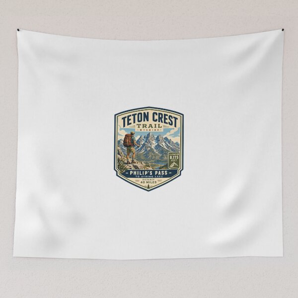 Item preview, Teton Crest Trail Wyoming Philip's Pass To String Lake Hiking National Park Adventure designed and sold by Simsimah26Parks.