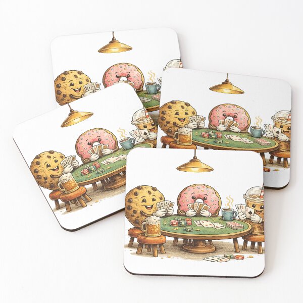 Item preview, Breakfast Squad Funny Cartoon Food Party Retro Vintage Design designed and sold by CreativeNest Prints.