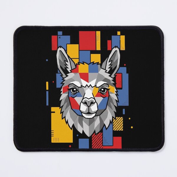 Item preview, Funny Alpaca Colorful Blocks Geometric Art Boys Girls Kids designed and sold by FurryHavenPH.