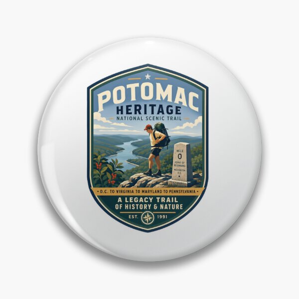 Item preview, Potomac Heritage National Scenic Trail D.C. Virginia Maryland Pennsylvania Legacy Trail History Nature Hiker Backpacker designed and sold by Simsimah26Parks.