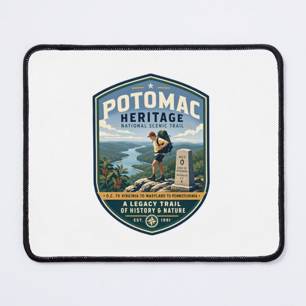 Item preview, Potomac Heritage National Scenic Trail D.C. Virginia Maryland Pennsylvania Legacy Trail History Nature Hiker Backpacker designed and sold by Simsimah26Parks.