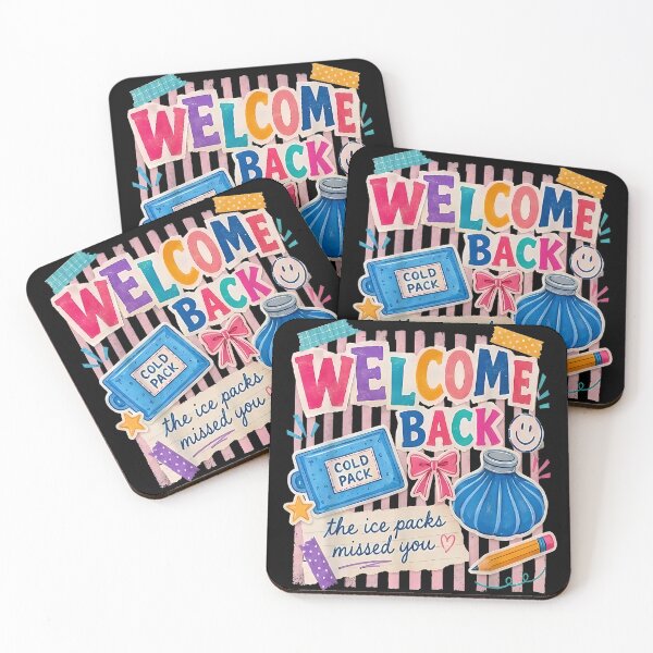 Item preview, welcome back the ice packs missed you school nurse  designed and sold by 3INEKMIZAN.