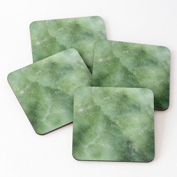 Item preview, Luxury Green Jade Inspired Natural Stone Texture – Elegant Translucent Crystal Marble Pattern for Modern Home Decor and Accessories designed and sold by SurfaceCraft Studio.