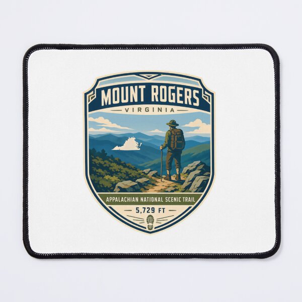 Item preview, Mount Rogers Virginia Appalachian National Scenic Trail 5,729 FT Hiking Hiker Trekking Mountain Adventure designed and sold by Simsimah26Parks.