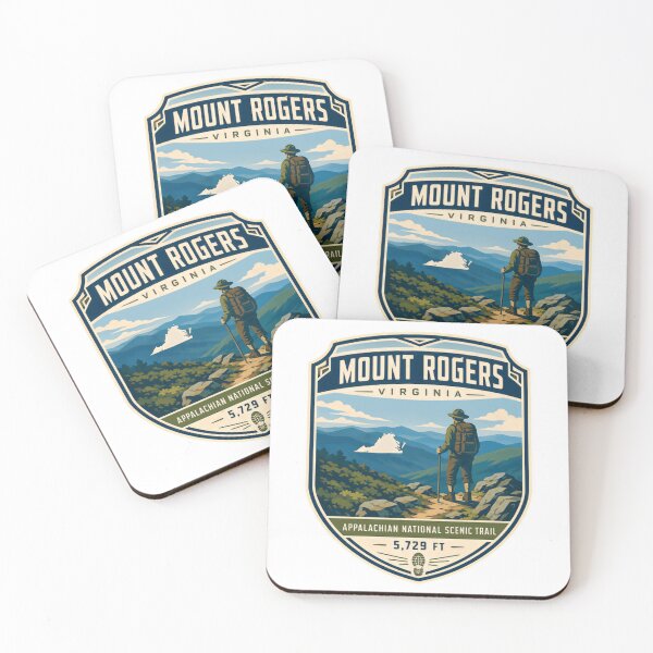 Item preview, Mount Rogers Virginia Appalachian National Scenic Trail 5,729 FT Hiking Hiker Trekking Mountain Adventure designed and sold by Simsimah26Parks.