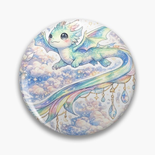 Item preview, Aurora Ribbon Dragon Sticker designed and sold by blossomfun.