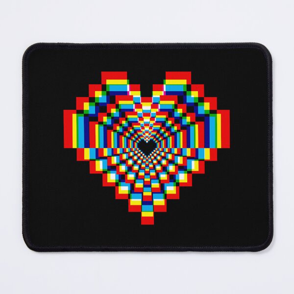 Item preview, Dark Pixel Heart - CMYK 2 designed and sold by animinimal.