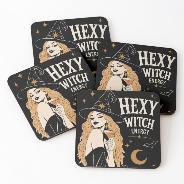 Item preview, Hexy Witch Energy Vintage Halloween Witch | Dark Cute Gothic Witch Graphic designed and sold by MonNoir.