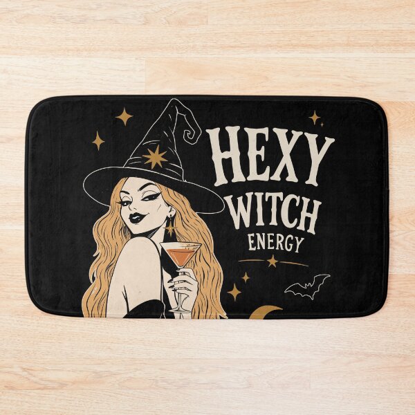 Item preview, Hexy Witch Energy Vintage Halloween Witch | Dark Cute Gothic Witch Graphic designed and sold by MonNoir.