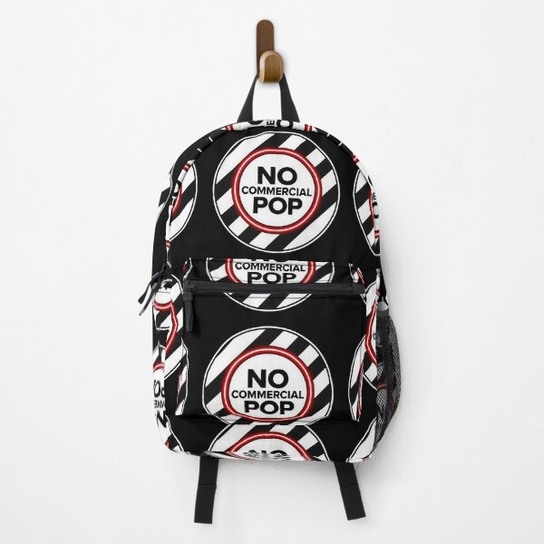 Item preview, No Commercial Pop Techno Sign Graphic designed and sold by ZenRave Designs.