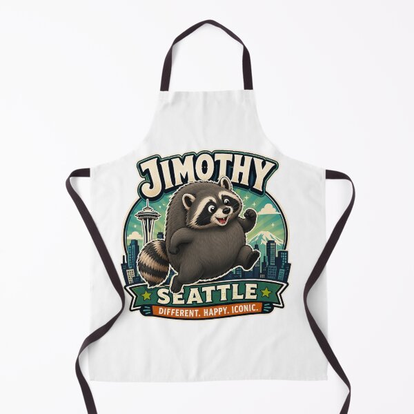 Item preview, Jimothy Seattle Different Happy Iconic Raccoon designed and sold by TSshirtShoppe.