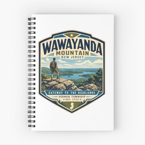 Item preview, Wawayanda Mountain New Jersey Gateway To The Highlands Vernon Township Est. 1772 Hiker Traveler Outdoors designed and sold by Simsimah26Parks.