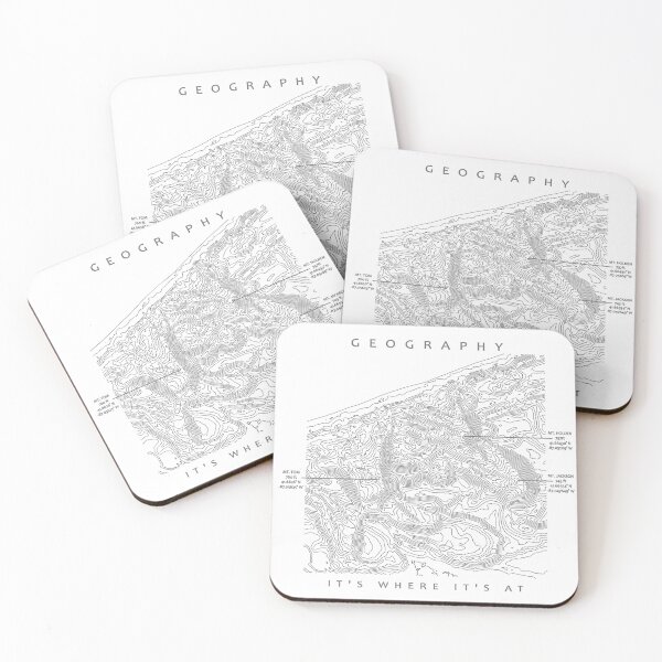 Item preview, Geography Pun Indiana Dunes National Park Topography designed and sold by Wyyrmwood.