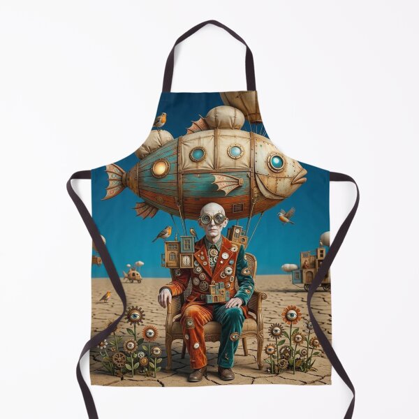 Item preview, Fish Zeppelin and Surrealist Traveler designed and sold by snoWorkshop.