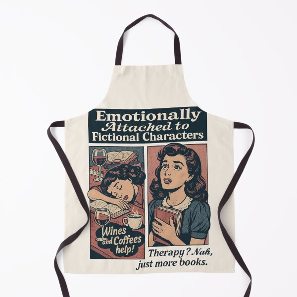 Item preview, Emotionally Attached To Fictional Characters - Therapy? Nah, Just More Books designed and sold by legendaryskins.