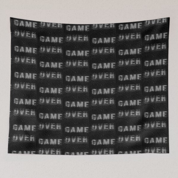 Item preview, Game Over in Static designed and sold by weirdove.