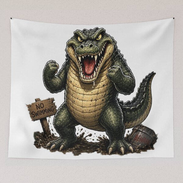 Item preview, The Bayou Boss: Swamp Gator designed and sold by nikkolaus.