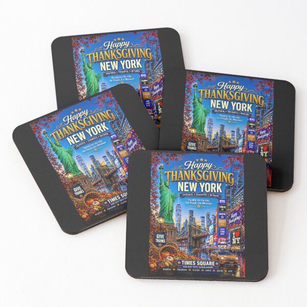 Item preview, Happy Thanksgiving New York - A Celebration of Gratitude & Tradition designed and sold by DBM Photo Art 1.