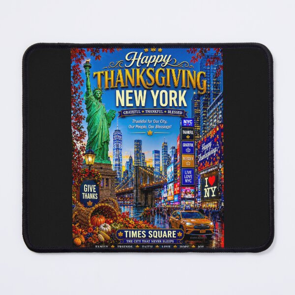 Item preview, Happy Thanksgiving New York - A Celebration of Gratitude & Tradition designed and sold by DBM Photo Art 1.