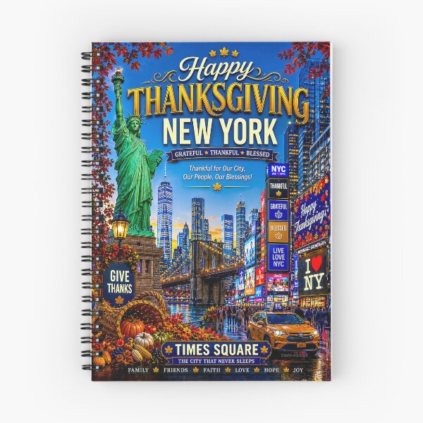 Item preview, Happy Thanksgiving New York - A Celebration of Gratitude & Tradition designed and sold by DBM Photo Art 1.