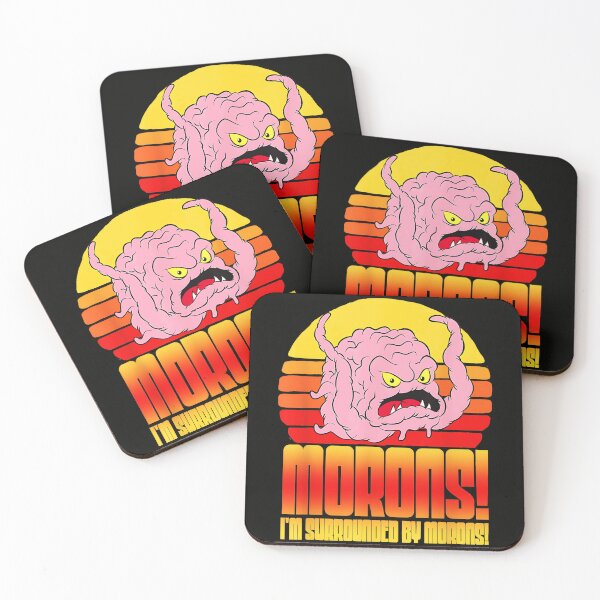 Item preview, Morons! I'm Surrounded By Morons! Krang  Quote designed and sold by Hugosploosh.