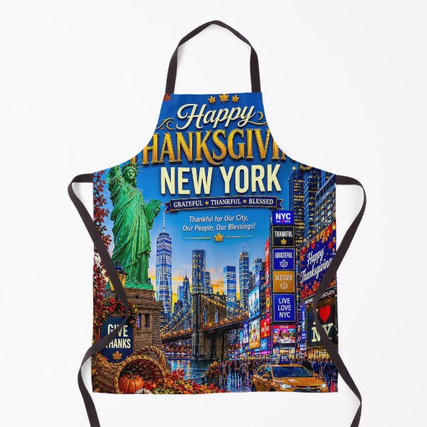 Item preview, Happy Thanksgiving New York - A Celebration of Gratitude & Tradition designed and sold by DBM Photo Art 1.