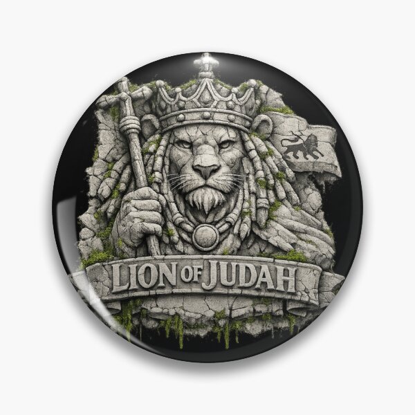 Item preview, Lion of Judah – Ancient Moss‑Covered Stone Monument designed and sold by MAMPYBASS.