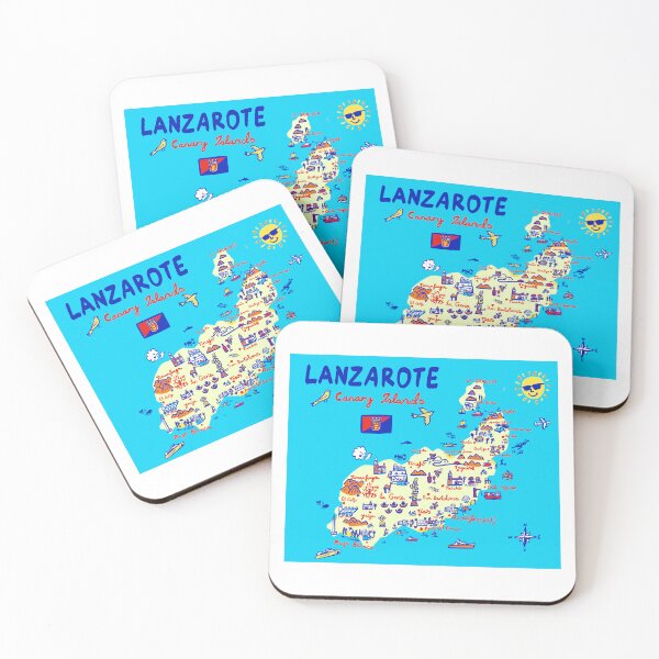 Item preview, Lanzarote, Canary Islands, Spain designed and sold by Traveldrawings.