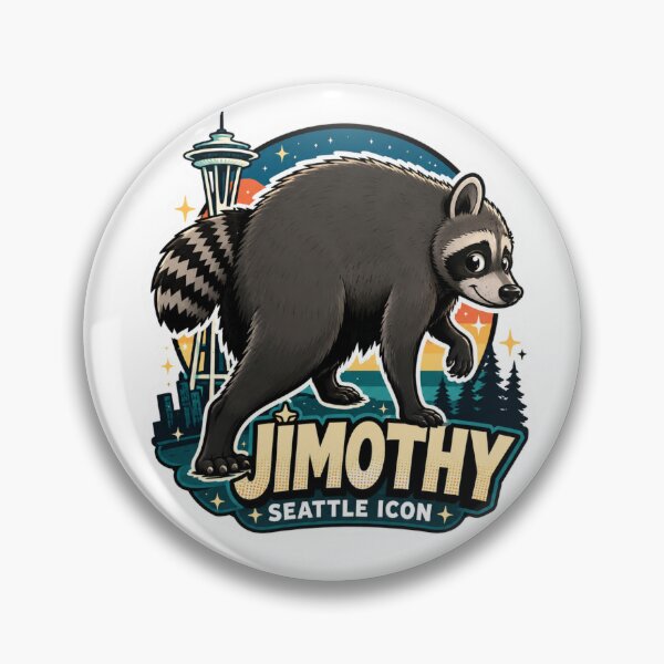 Item preview, Official Jimothy Seattle Icon Raccoon designed and sold by TSshirtShoppe.