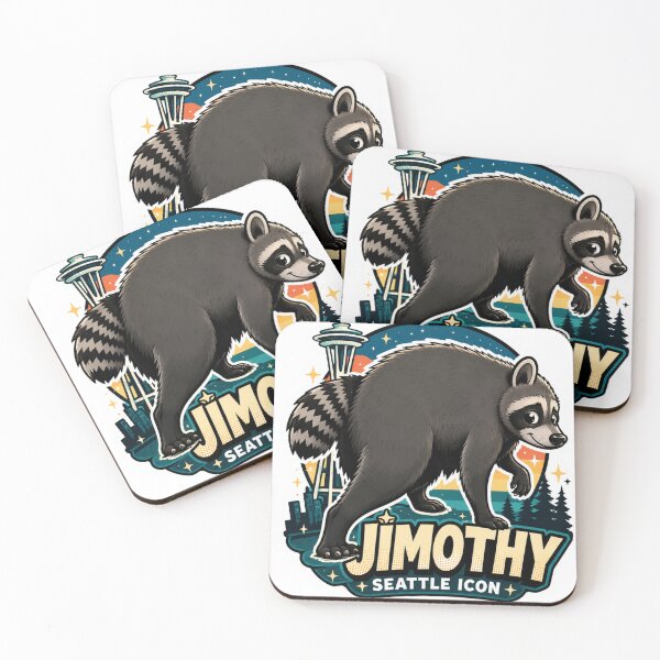 Item preview, Official Jimothy Seattle Icon Raccoon designed and sold by TSshirtShoppe.
