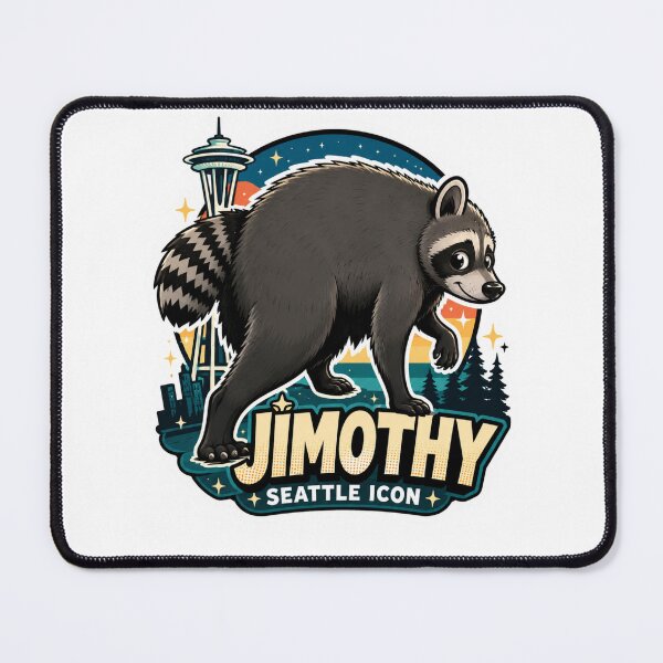 Item preview, Official Jimothy Seattle Icon Raccoon designed and sold by TSshirtShoppe.