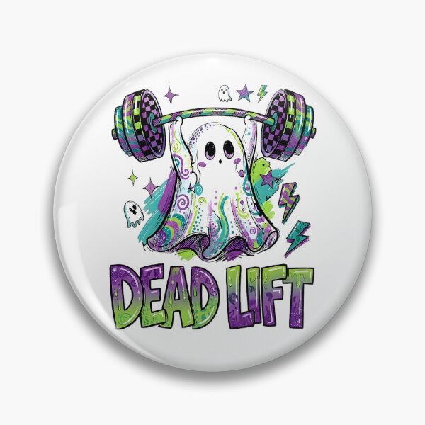 Item preview, Deadlift Funny Ghost Weight Lifting Gym Workout Halloween designed and sold by ROUFTOOP.