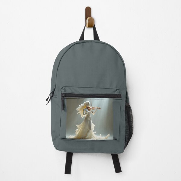Item preview, The Symphony of Milk Violinist Art: Surreal Musical Fluid Dynamics Canvas designed and sold by Creative-RE.