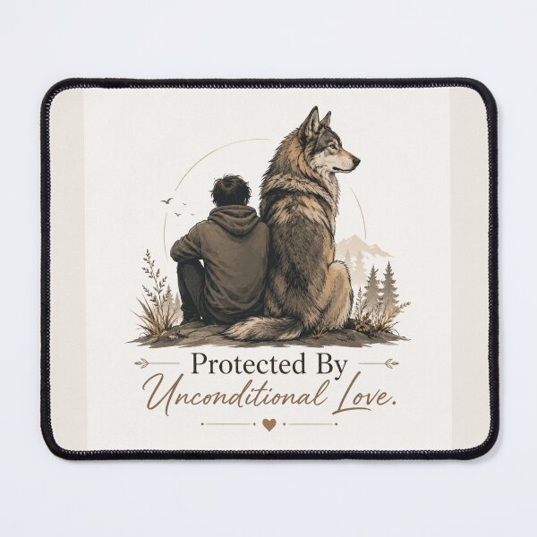 Item preview, Protected by Unconditional Love Dog Companion designed and sold by Safe Haven Pets.