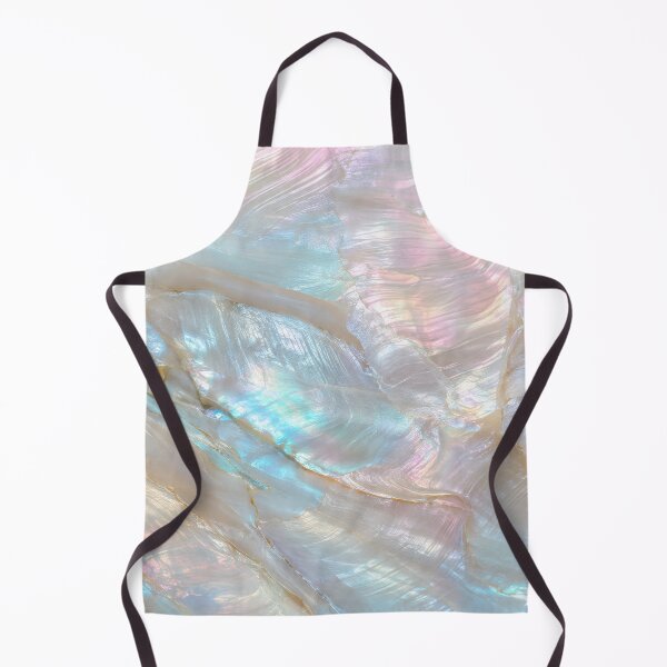 Item preview, Iridescent Mother of Pearl Shell Texture – Natural Nacre Gemstone Pattern with Soft Pastel Rainbow Luster for Elegant Coastal Decor and Luxury Accessories designed and sold by SurfaceCraft Studio.