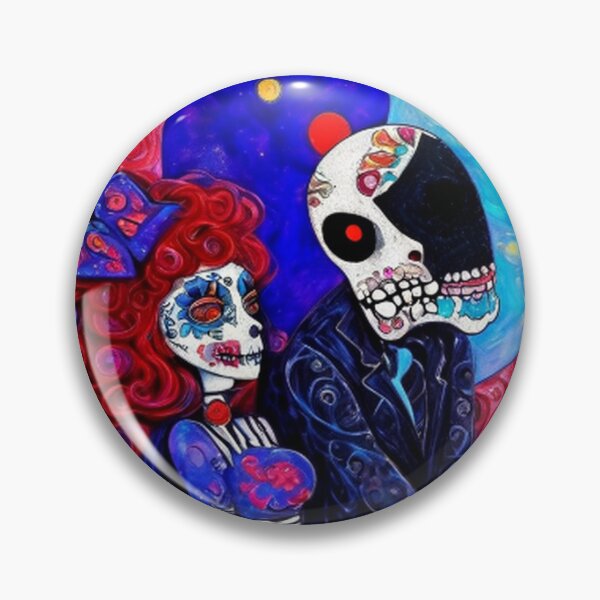 Item preview, Colorful Floral Sugar Skull Zombies designed and sold by TheDarkWardrobe.