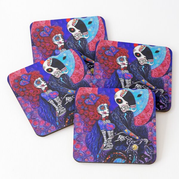 Item preview, Colorful Floral Sugar Skull Zombies designed and sold by TheDarkWardrobe.