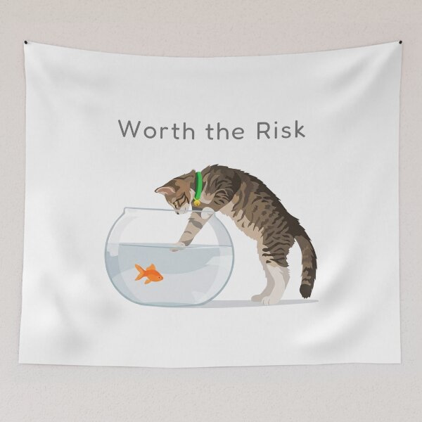 Item preview, Risky Cat designed and sold by NorthNook.