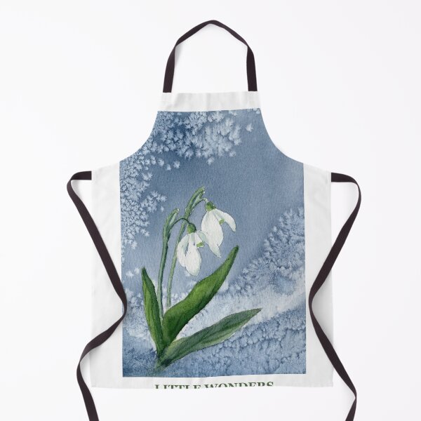 Item preview, Winter Snowflake Flower Watercolor – Blue Aesthetic Floral Illustration | Icy Botanical Art designed and sold by Tsveti_watercolors.