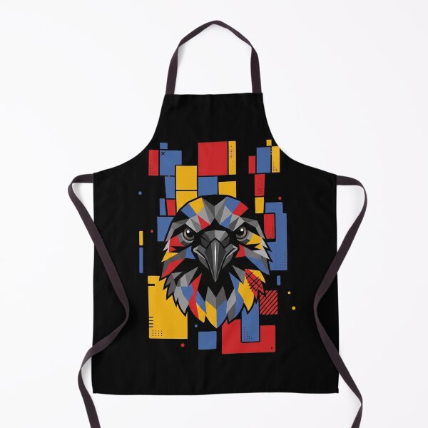 Item preview, Funny Crow Colorful Blocks Geometric Art Boys Girls Kids designed and sold by FurryHavenPH.