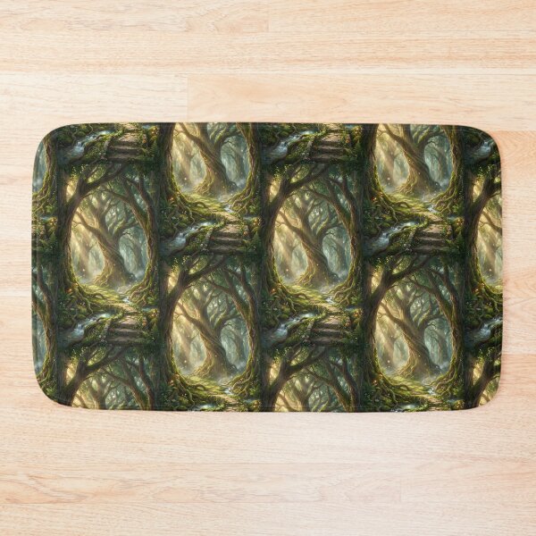 Item preview, Enchanted Forest Path Mossy Tree Canopy designed and sold by Itsheartshop.