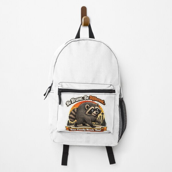 Item preview, Jimothy Raccoon Be Brave Different Family Quote designed and sold by TSshirtShoppe.