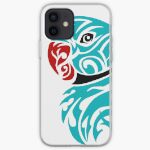 Blue Ringneck Parrot Tattoo iPhone Case
